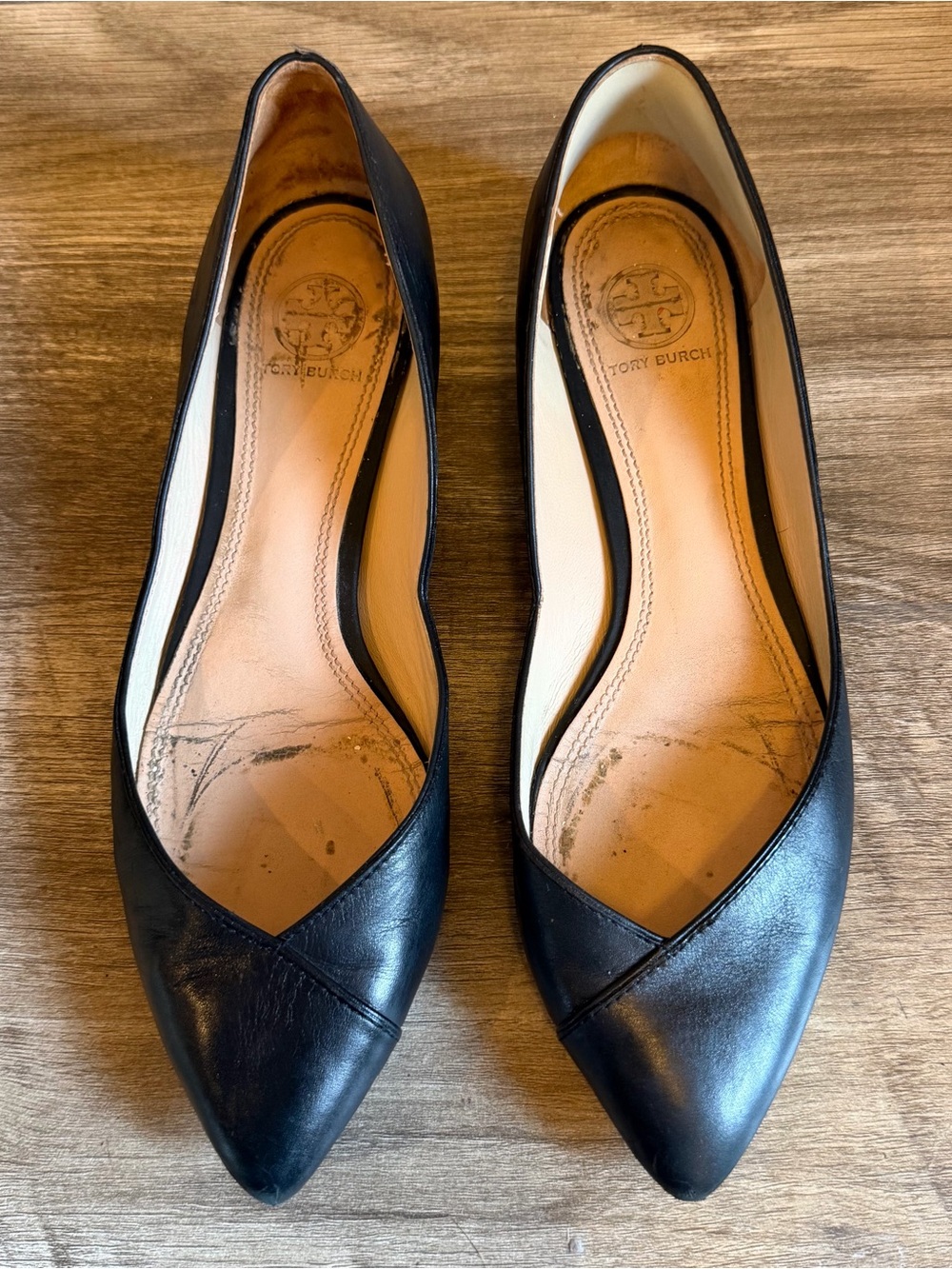 Tory Burch Nicki Flats Pointed Toe V-shaped vamps women’s size 7.5